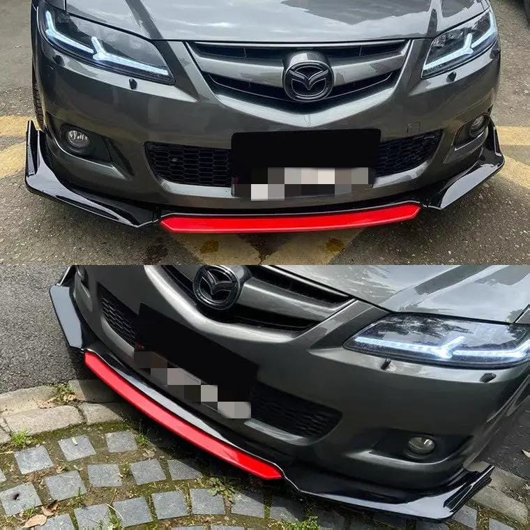 Car Body Spoiler Splitter Kit Bumper Protector Lip – view 3