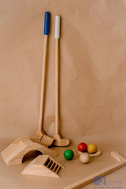 Curious Moonbeam Montessori Toy Mini Golf Set - QToys | Wooden Toy NZ Mini Golf Set - QToys | Wooden Toy NZ