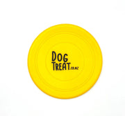 DogTreatNZ Dog Treat Frisbee Non Toxic Rubber Durable Dog Toy For Fetch Non Toxic Rubber Dog Treat Frisbee Toy for Fetch