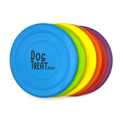 DogTreatNZ Dog Treat Frisbee Non Toxic Rubber Durable Dog Toy For Fetch Non Toxic Rubber Dog Treat Frisbee Toy for Fetch