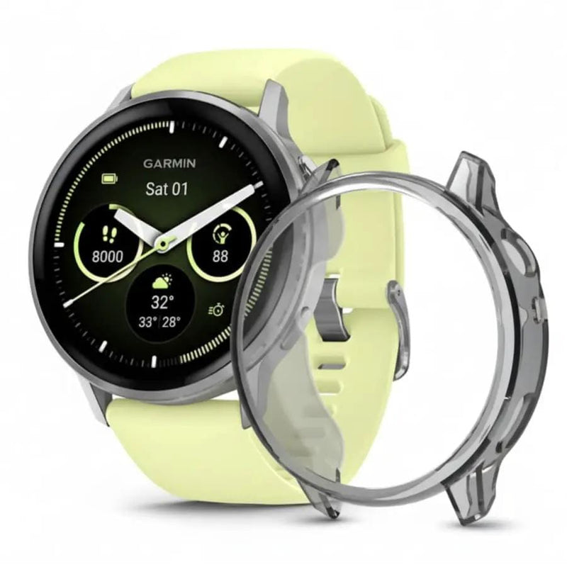 Protective Case for Garmin Venu 4 45mm (Transparent Black)
