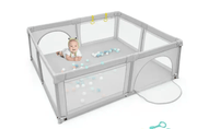 Kiwi Grab Kiwi Grab Baby Playpen light grey 180x150cm Baby Playpen light grey 180x150cm