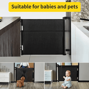 Kiwi Grab Kiwi Grab Baby retractable safety gate Black Baby retractable safety gate Black