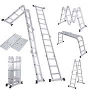 Kiwi Grab Kiwi Grab Ladder Multi Purpose 4.7m with two platforms folding ladder Ladder Multi Purpose 4.7m with two platforms folding ladder