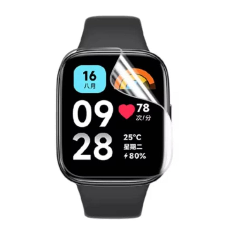 Hydrogel Screen Protector for Redmi Watch 3 Active (Pack of 6)