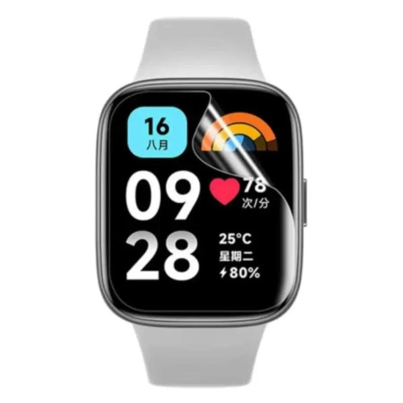Hydrogel Screen Protector for Redmi Watch 3 (Pack of 6)