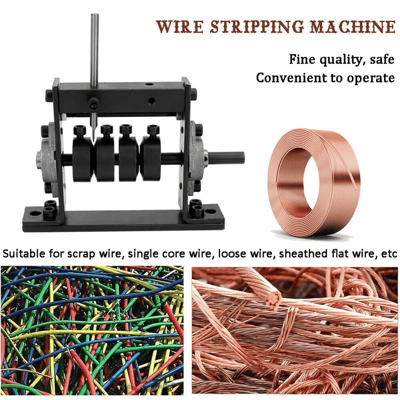 salelink.co.nz Unbranded Manual Electric Wire Stripping Machine Manual Electric Wire Stripping Machine | Action Outdoors NZ