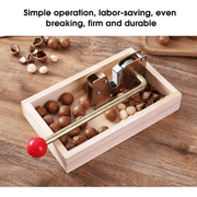 Macadamia Nut Opener And Walnut Cracker With Wooden Box – view 7