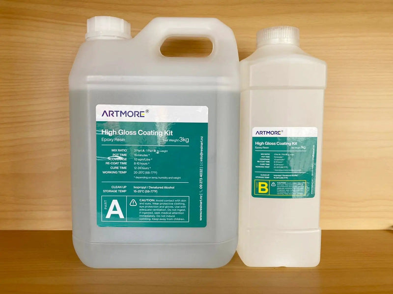Resin Art NZ Epoxy Resin Epoxy Resin - High Gloss Coating Kit- 3 : 1 Epoxy Resin - High Gloss Coating Kit- 3 : 1 | NZ