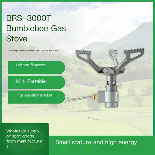 BRS-3000T Portable Outdoor Titanium Gas Stove – view 1