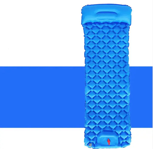 Outdoor Camping Press Inflatable Sleeping Pad - Lightweight Mat with Built-In Pillow – view 1