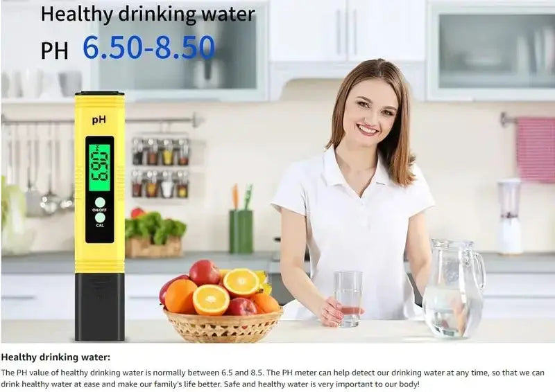 GOXAWEE PH Tester Pen for Precise Water Measurement - Digital pH Meter 0-14 Range – view 1