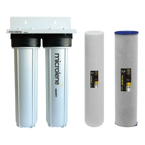 Davey Microlene KAS20JM Whole House Water Filter - 2 Stage Mains, 20" Jumbo Housings NZ – view 1