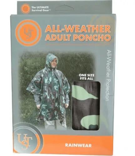 CE Lawford General RAIN PONCHO ADULT - CAMO UST RAIN PONCHO ADULT - CAMO UST | Action Outdoors NZ