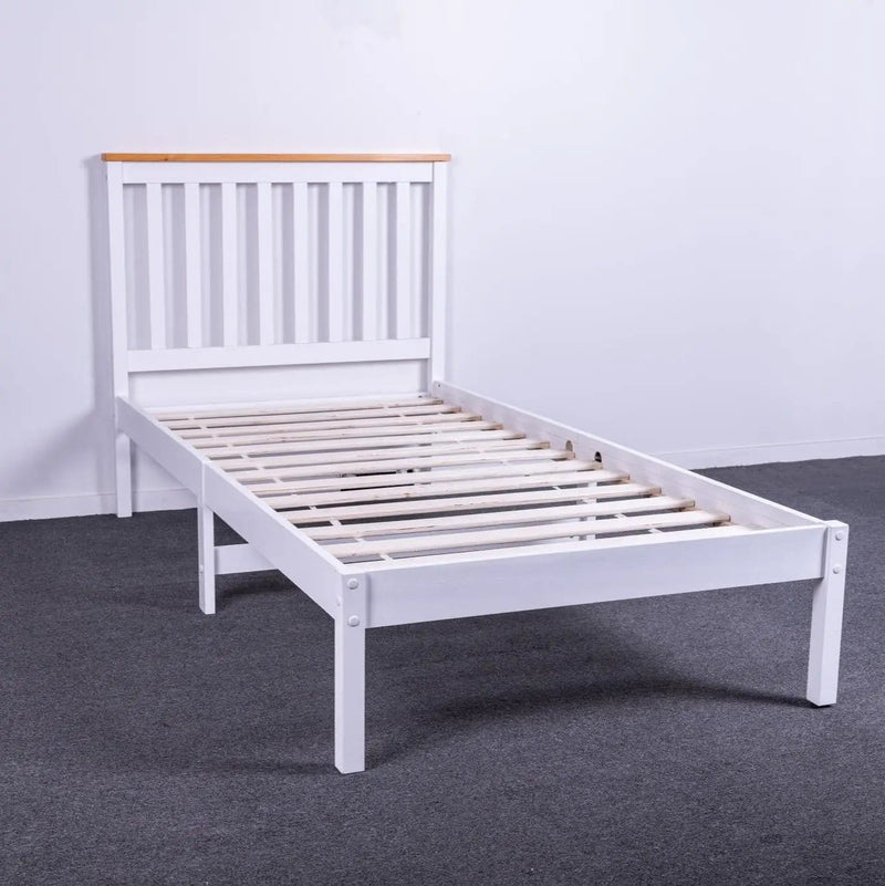 sue-e furniture Bed frames & bases Hayes Solid Pine Bed Frame King Single Hayes Solid Pine Bed Frame King Single
