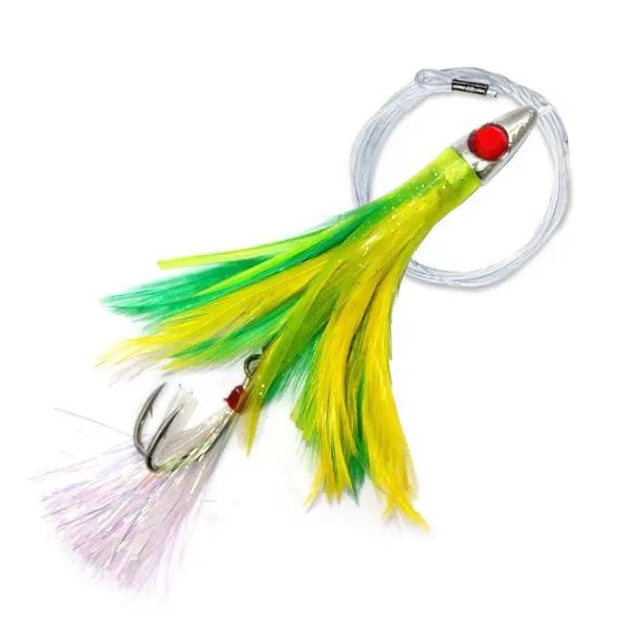 Kilwell General Pacific Teaser – Rigged- Greeen/Yellow Kilwell Tuna Lure Pacific Teaser Rigged Green Yellow