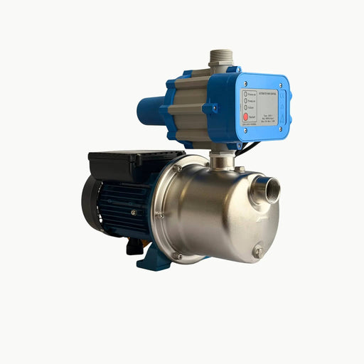 Kaha Flow Series Self-Priming Jet Pump with Pressure Controller - Stainless Steel, Tank & Shallow Well NZ – view 2