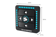Seakeeper Ride KeyPad SKR01 Rugged Mountable Vessel Attitude Control For On Deck Use By Mariners And Yacht Owners