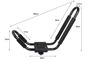 Loveliving Car Rack Kayak Carrier Roof Rack Loveliving Fixed J Style Kayak Carrier for Roof Rack