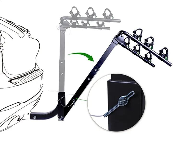 Loveliving Car Rack Car Rear Hitch Mount Bike Rack Loveliving Car Rear Hitch Mount Bike Rack For 3 Bikes