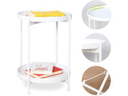 Loveliving Furniture Side Table-White Side Table-White