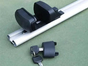 Loveliving Universal Black Roof Rack Cross Bar - 2 Bars Kit-Silver Universal Roof Rack Cross Bars Kit 2 Bar Set Silver