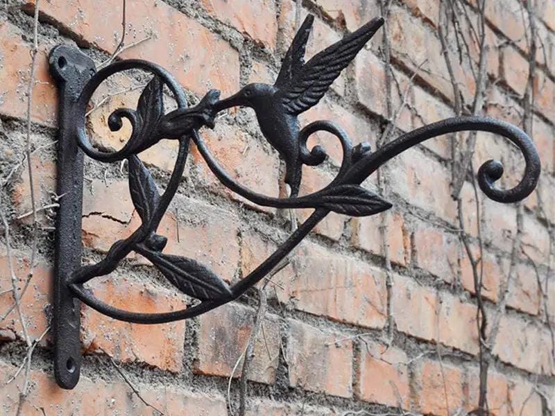 Loveliving 2 Set Cast Iron wall Hanging Plants Hook 2 Set Cast Iron wall Hanging Plants Hook