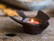 Loveliving Furniture Cast Iron Retro Birds Candle Holder (Set of 2) Cast Iron Retro Birds Candle Holder (Set of 2)