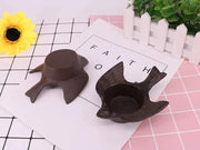 Loveliving Furniture Cast Iron Retro Birds Candle Holder (Set of 2) Cast Iron Retro Birds Candle Holder (Set of 2)