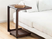 Solid Wood C Shaped End Table / Side Table / Bedside table – view 2