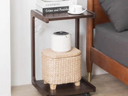 Solid Wood C Shaped End Table / Side Table / Bedside table – view 3