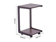 Solid Wood C Shaped End Table / Side Table / Bedside table – view 9