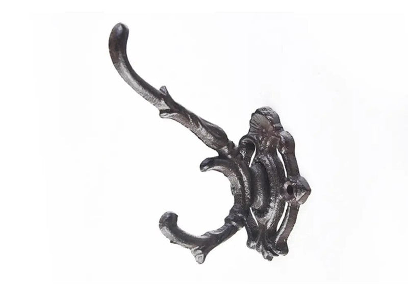 Loveliving Furniture Cast Iron Wall Mounted Coat Hooks (Set of 3) Cast Iron Wall Mounted Coat Hooks (Set of 3)