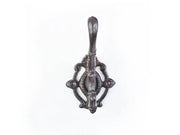 Loveliving Furniture Cast Iron Wall Mounted Coat Hooks (Set of 3) Cast Iron Wall Mounted Coat Hooks (Set of 3)