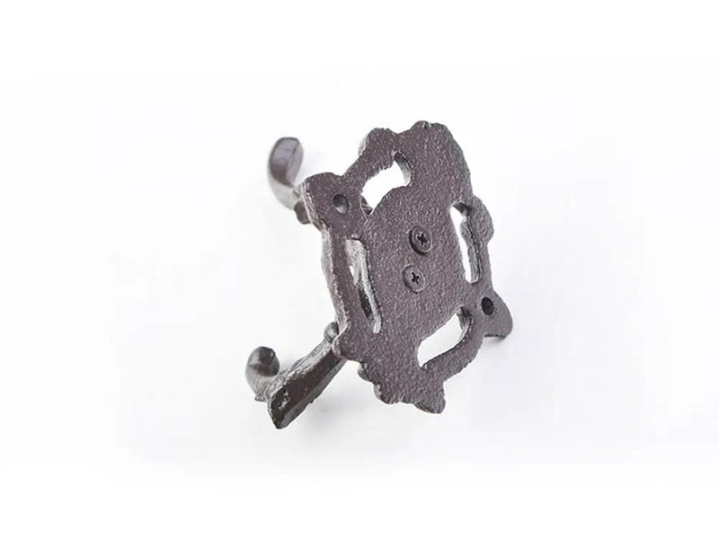 Loveliving Furniture Cast Iron Wall Mounted Coat Hooks (Set of 3) Cast Iron Wall Mounted Coat Hooks (Set of 3)