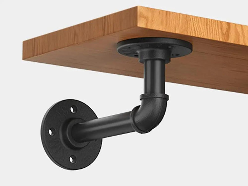 Loveliving 6 Pcs Industrial Rustic Shelf Brackets 6 Pcs Industrial Rustic Shelf Brackets