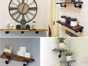 Loveliving 6 Pcs Industrial Rustic Shelf Brackets 6 Pcs Industrial Rustic Shelf Brackets