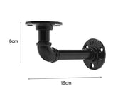 Loveliving 6 Pcs Industrial Rustic Shelf Brackets 6 Pcs Industrial Rustic Shelf Brackets