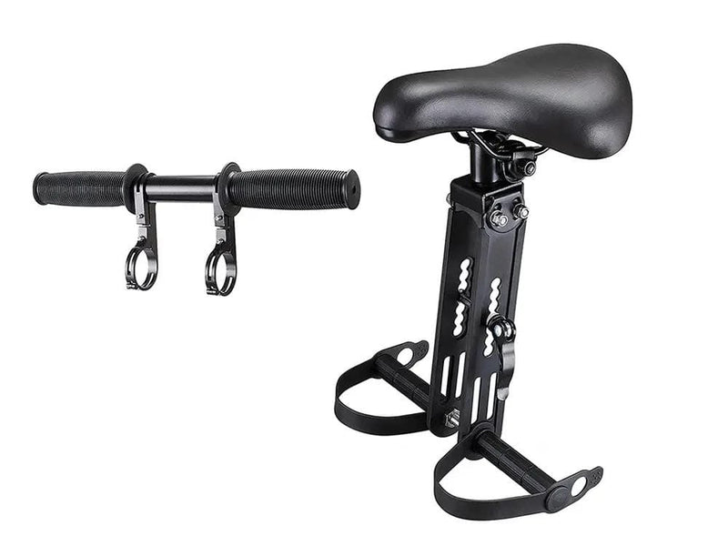 Loveliving Kids Bike Seat and Handlebar Pack (2-5 years) Kids Bike Seat With Mid Mounted Handlebar Pack