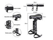 Loveliving Kids Bike Seat and Handlebar Pack (2-5 years) Kids Bike Seat With Mid Mounted Handlebar Pack