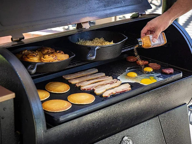 Loveliving Cast Iron Reversible Cast Iron Grill Griddle Grill Plate Reversible Cast Iron Grill and Griddle Plate for Stove