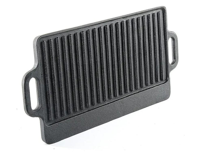 Loveliving Cast Iron Reversible Cast Iron Grill Griddle Grill Plate Reversible Cast Iron Grill and Griddle Plate for Stove