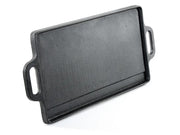 Loveliving Cast Iron Reversible Cast Iron Grill Griddle Grill Plate Reversible Cast Iron Grill and Griddle Plate for Stove