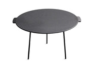 Loveliving Cast Iron Outdoor Camping Barbecue Rack Cast Iron Grill Pan Outdoor Cast Iron BBQ Grill Pan For Camping