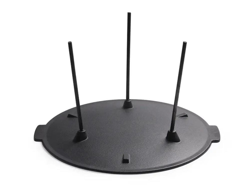 Loveliving Cast Iron Outdoor Camping Barbecue Rack Cast Iron Grill Pan Outdoor Cast Iron BBQ Grill Pan For Camping
