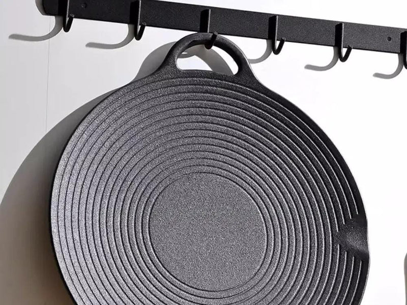 Loveliving Cast Iron Cast iron Grill Plate-35cm Cast Iron Grill Plate 35cm Preseasoned Griddle