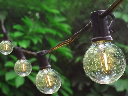 Solar Powered Festoon String Lights 15m with 50 Bulbs – view 2