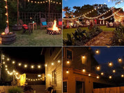 Solar Powered Festoon String Lights 15m with 50 Bulbs – view 5