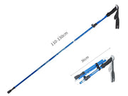 Loveliving Outdoor & Camping Portable 5-Section Hiking Sticks-Blue/130CM Portable 5-Section Hiking Sticks-Blue/130CM
