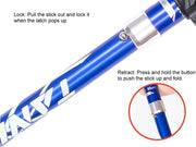 Loveliving Outdoor & Camping Portable 5-Section Hiking Sticks-Blue/130CM Portable 5-Section Hiking Sticks-Blue/130CM
